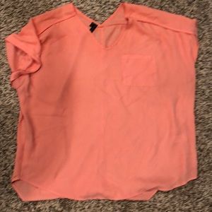 Peach blouse